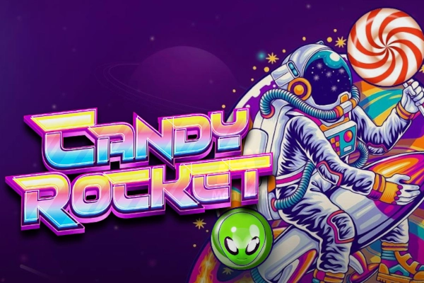 Арт слота Candy Rocket